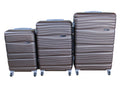 SMTE - 3 Piece Travel 30" Luggage Suitcase Bag Set-Stylish - Brown