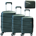 SMTE - Mooistar Travel Luggage Bag Set 4 Pieces Green