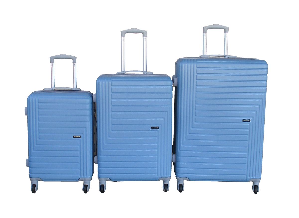 SMTE - ABS HardShell Lightweight Durable Luggage with TSA Lock3 Piece Set