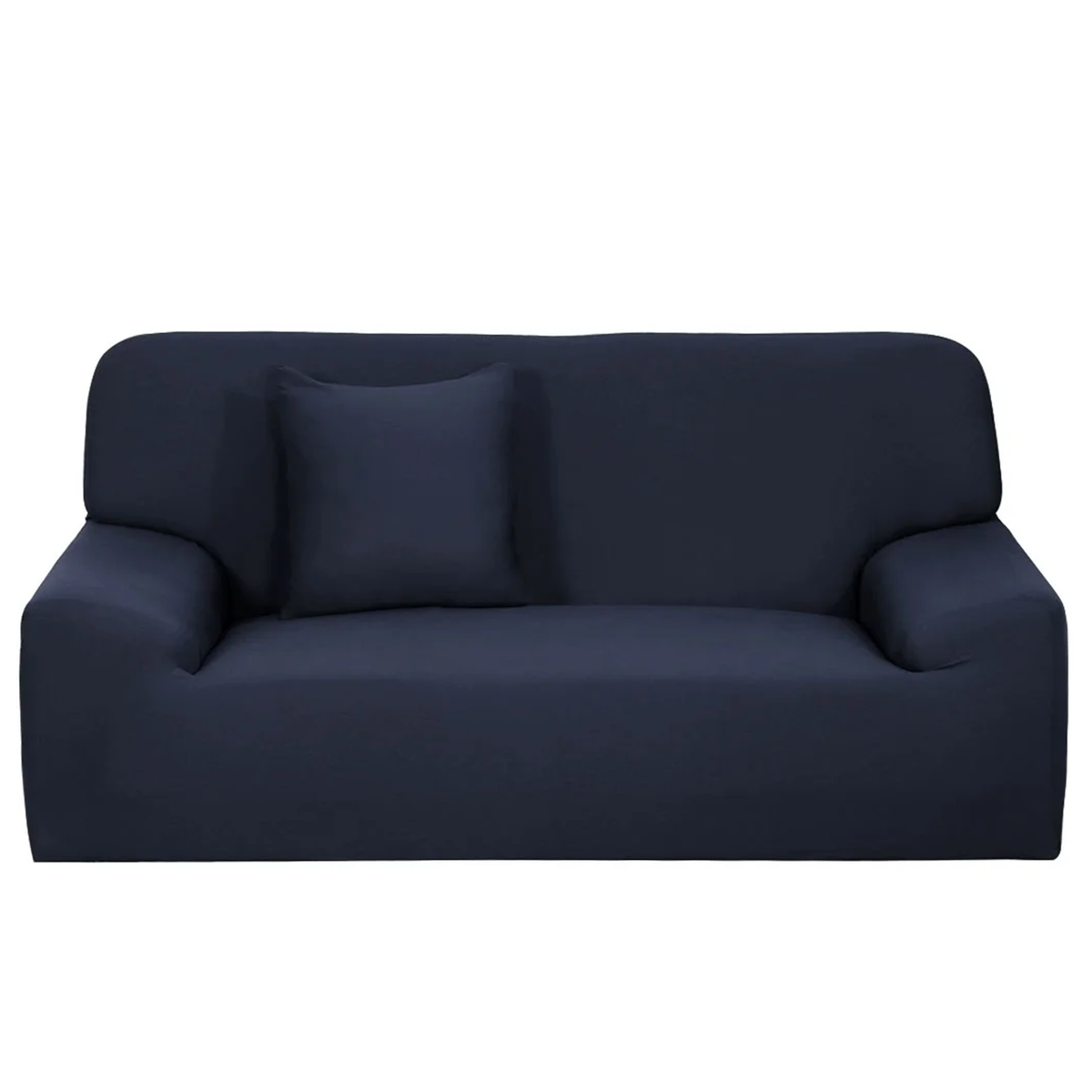 SMTE - Elastic Sofa Slipcover2 Seater Couch Cover PetProof Easy WashableBlue