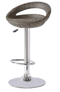 SMTE - Penelope Woven Bar Stool - Brown