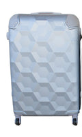 SMTE - Luggage 24 inch Suitcase - Silver