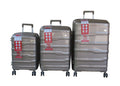 SMTE - Unbreakable Travel Luggage 3 Piece Suitcases SpinnerBrown