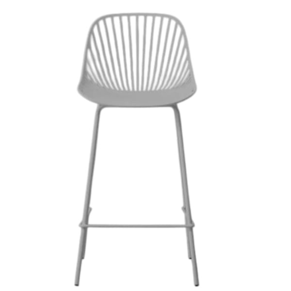 SMTE - Counter Bar ChairWhite Invite the trendy and elegant Yara
