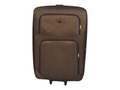 SMTE - Trolley 1 Piece Fabric Travel Luggage SpinnerBrown - 88 cm