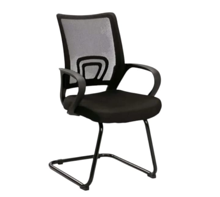 SMTE - 233CVisitor ChairBlack Mesh Back with Cantilever Steel Frame