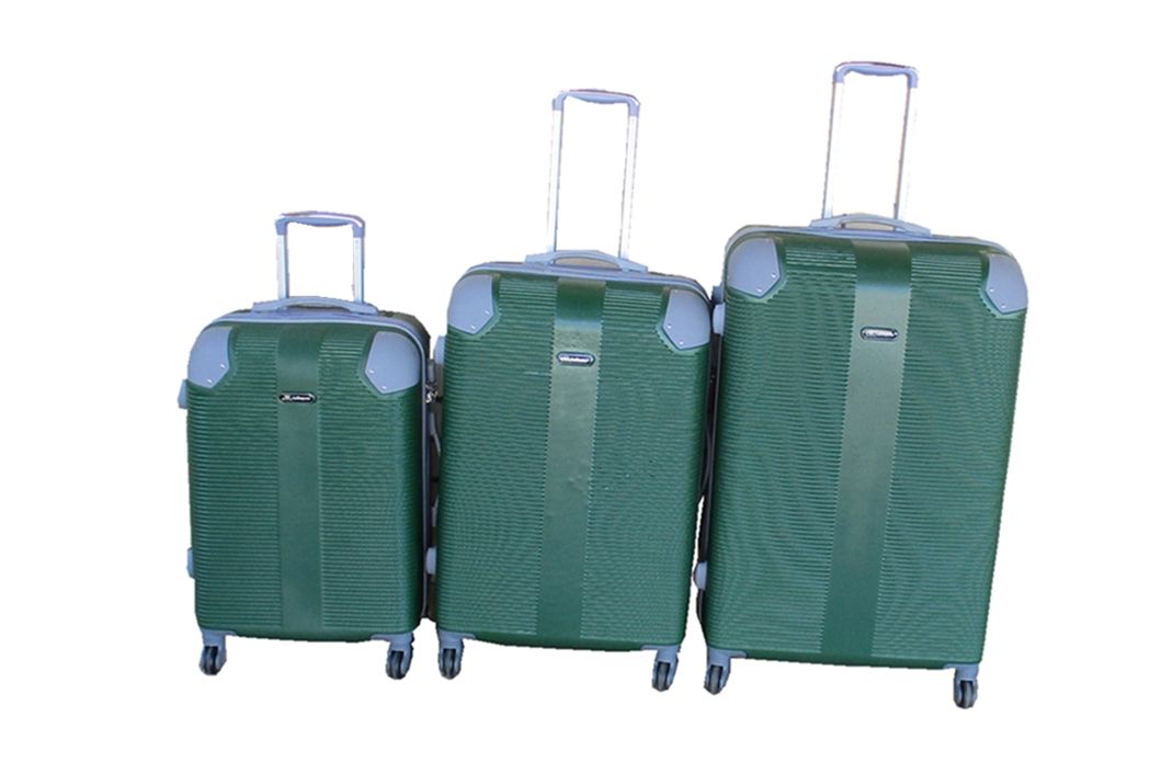 SMTE - 3Piece ABS Luggage Set with Spinner Wheels | Durable, Lightweight