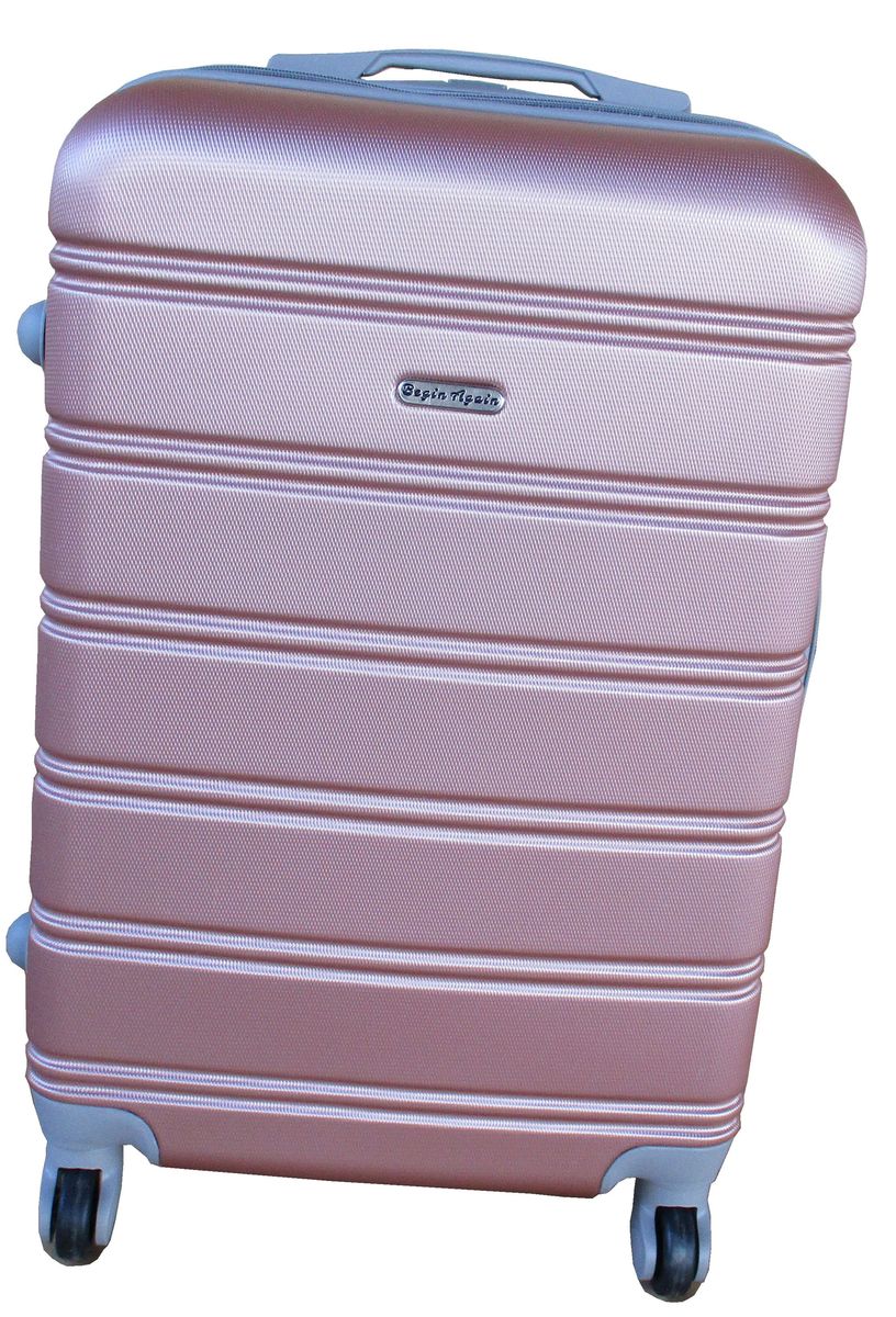 SMTE - 1 Piece Premium Travel Luggage Bag 19" - Rose Gold