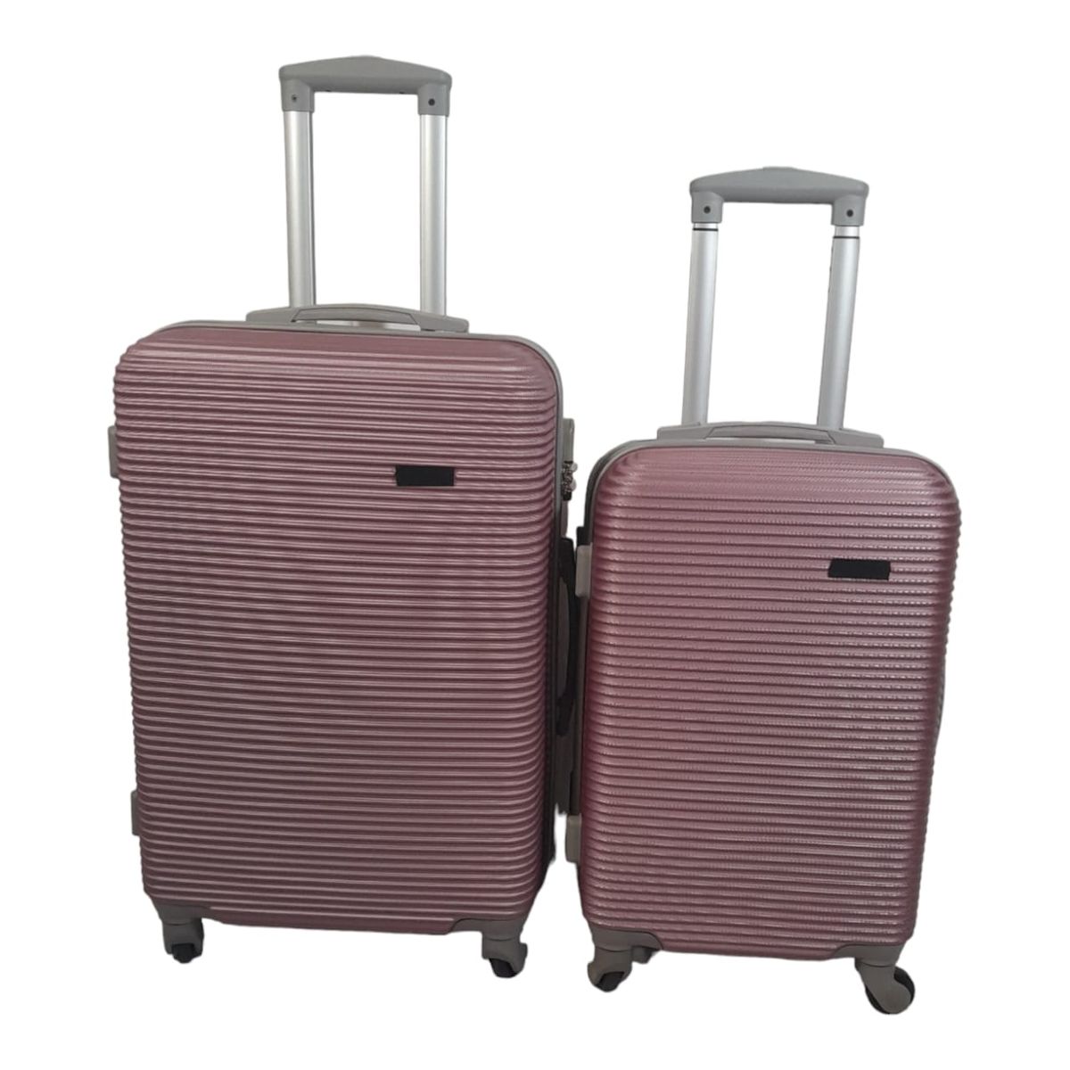 SMTE -  Hard Outer Shell Luggage2 PiecePink