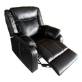 SMTE - Piece leather Recliner setCX023Black