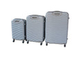 SMTE - 3Piece Travel 28Inch Luggage Suitcase Bag SetStylisSilver