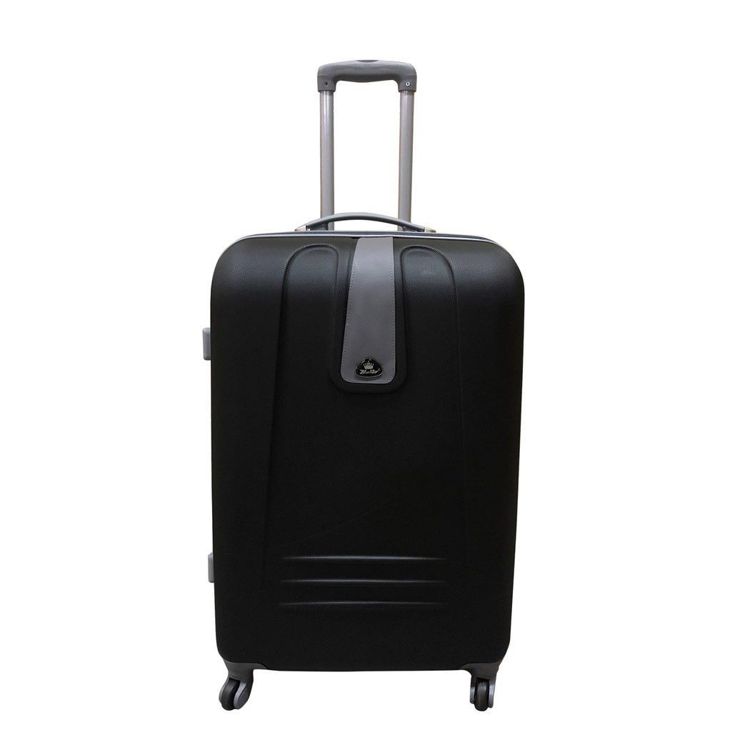 SMTE - 1 Piece Sleek Luggage 27" - Black