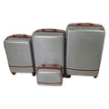 SMTE - Galaxy G 4Piece Hard Shell Luggage SetSilver
