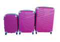 SMTE - 3 Piece Luggage Set - 27 inch - Hot Pink