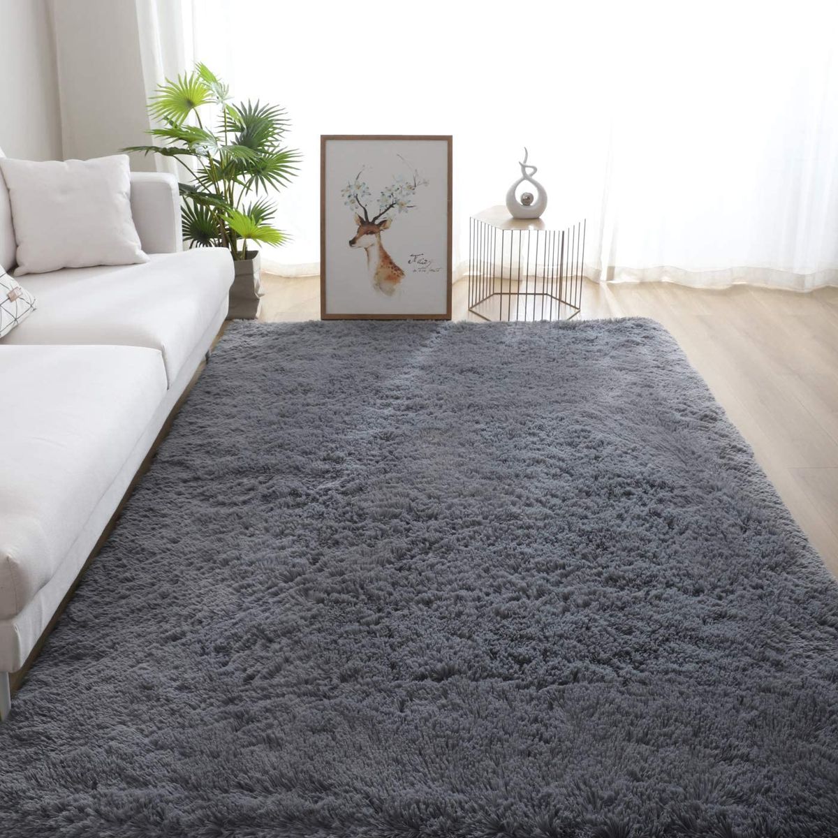 SMTE - Light Fluffy Shaggy Rug/Carpet