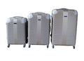 SMTE - IYH- Quality 3 Piece Protected Hard Outer Shell Luggage Set - Gold