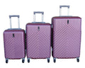 SMTE - 3Piece Travel Luggage Suitcase Bag SetStylish, and ConvenientPink