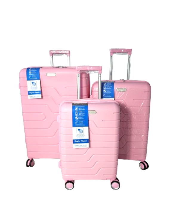 SMTE - BeginAgainPP Series Luggage SetStrong and DurableStrawberry Pink