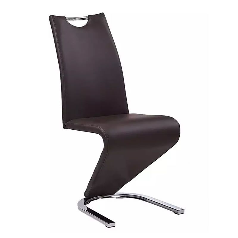SMTE - Z shape Luxury and Modern Dining Chair -Y587 - Brown