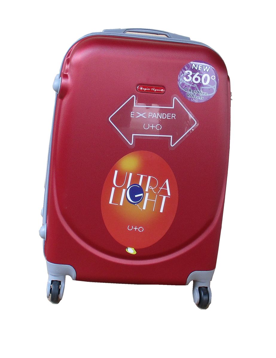 SMTE - Lightweight Luggage 20 - 1 Piece - Red