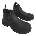 SMTE - Slip-on Men's Safety Shoes - Black - UK 8