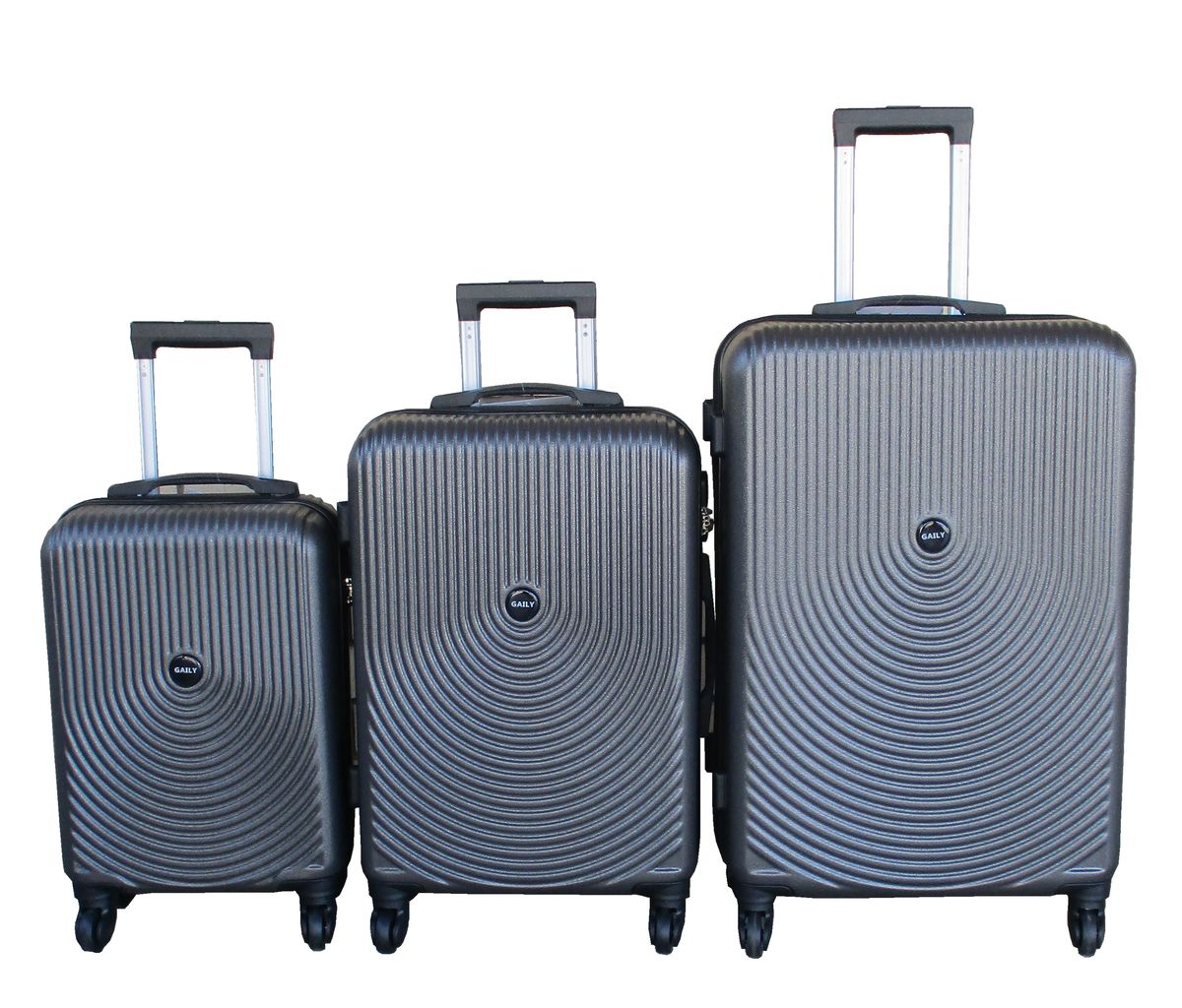 SMTE - 3Piece Travel 27Inch Luggage Suitcase Bag SetStylishDGrey