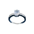 SMTE - 2ct Boho Blue Moissanite Engagement Ring