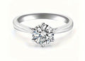 SMTE - 1ct Moissanite Ring with 6 Claws