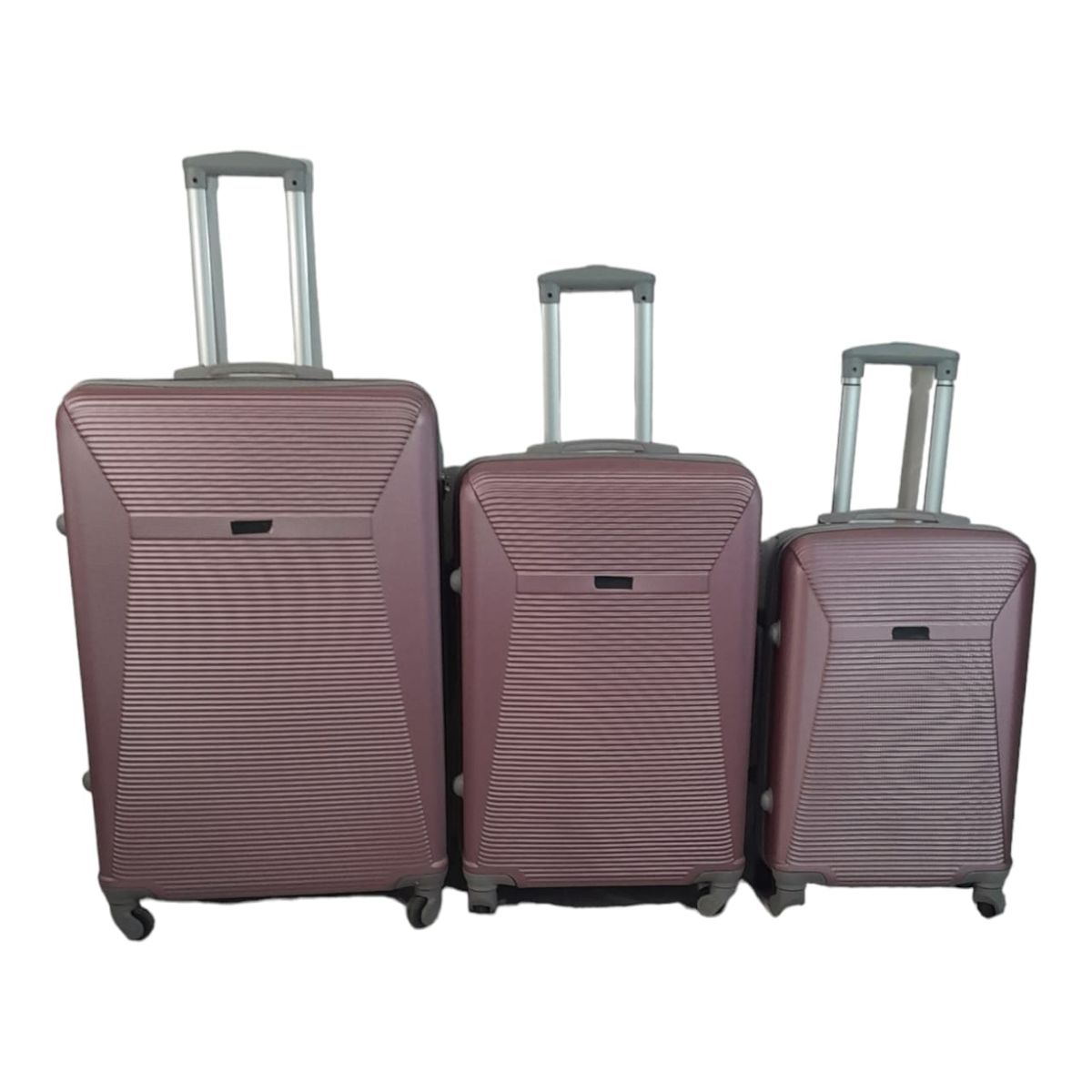 SMTE -  Hard Outer Shell Luggage3 PiecePink