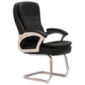 SMTE - Office Chairs - Visitor PU Leather Finish - Black