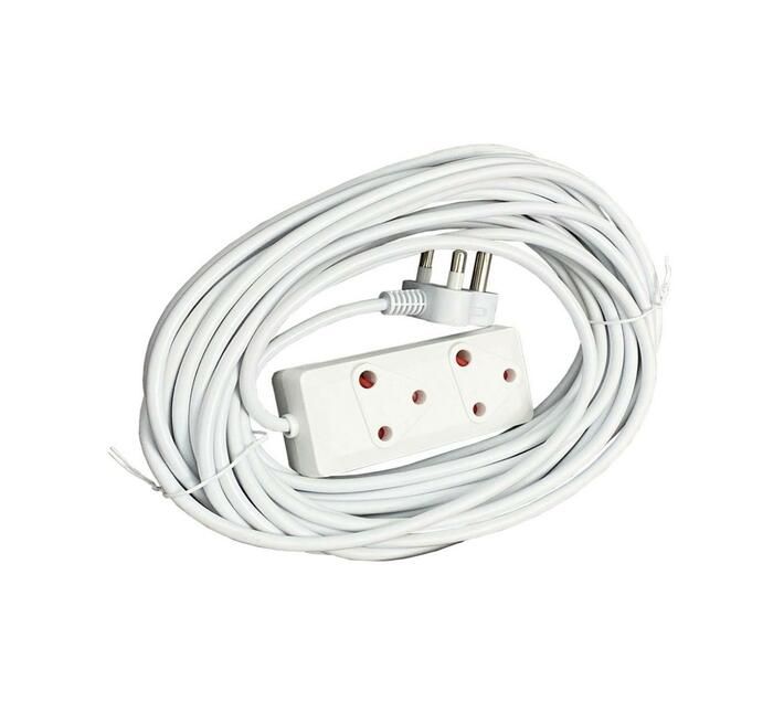 SMTE - 10m Extension Cord With A Two-Way Multi-Plug Extension Lead