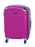 SMTE - 1 Piece Luggage 24-inch Suitcase - Hot Pink