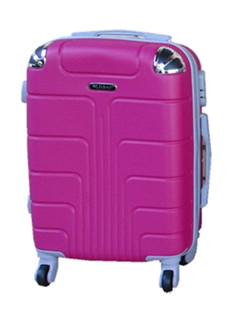 SMTE - 1 Piece Luggage 24-inch Suitcase - Hot Pink