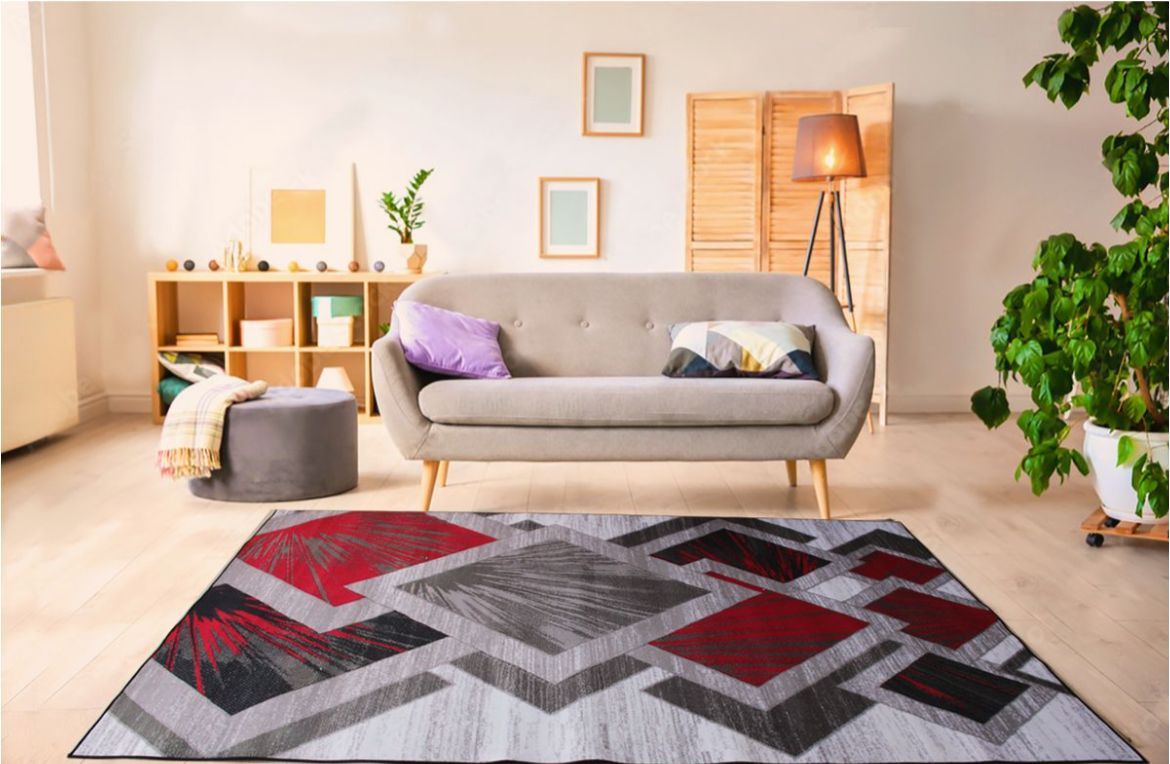 SMTE - Dream World 3D Design Rug Printed 12 - 230cm x 160cm - Squares