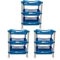 SMTE - SpaceMax: 3Tier Organizer Rack set of 3Blue