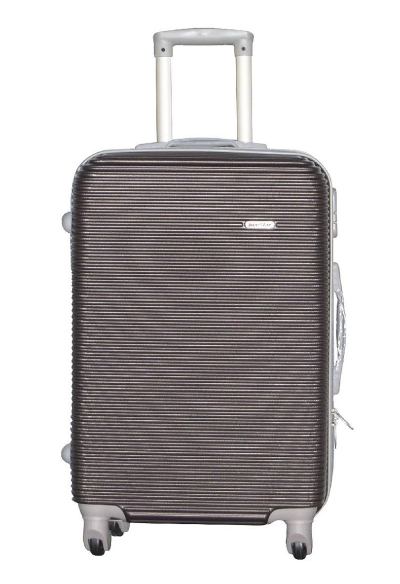 SMTE - 1 Piece Hard Outer Shell Luggage 32" - Brown