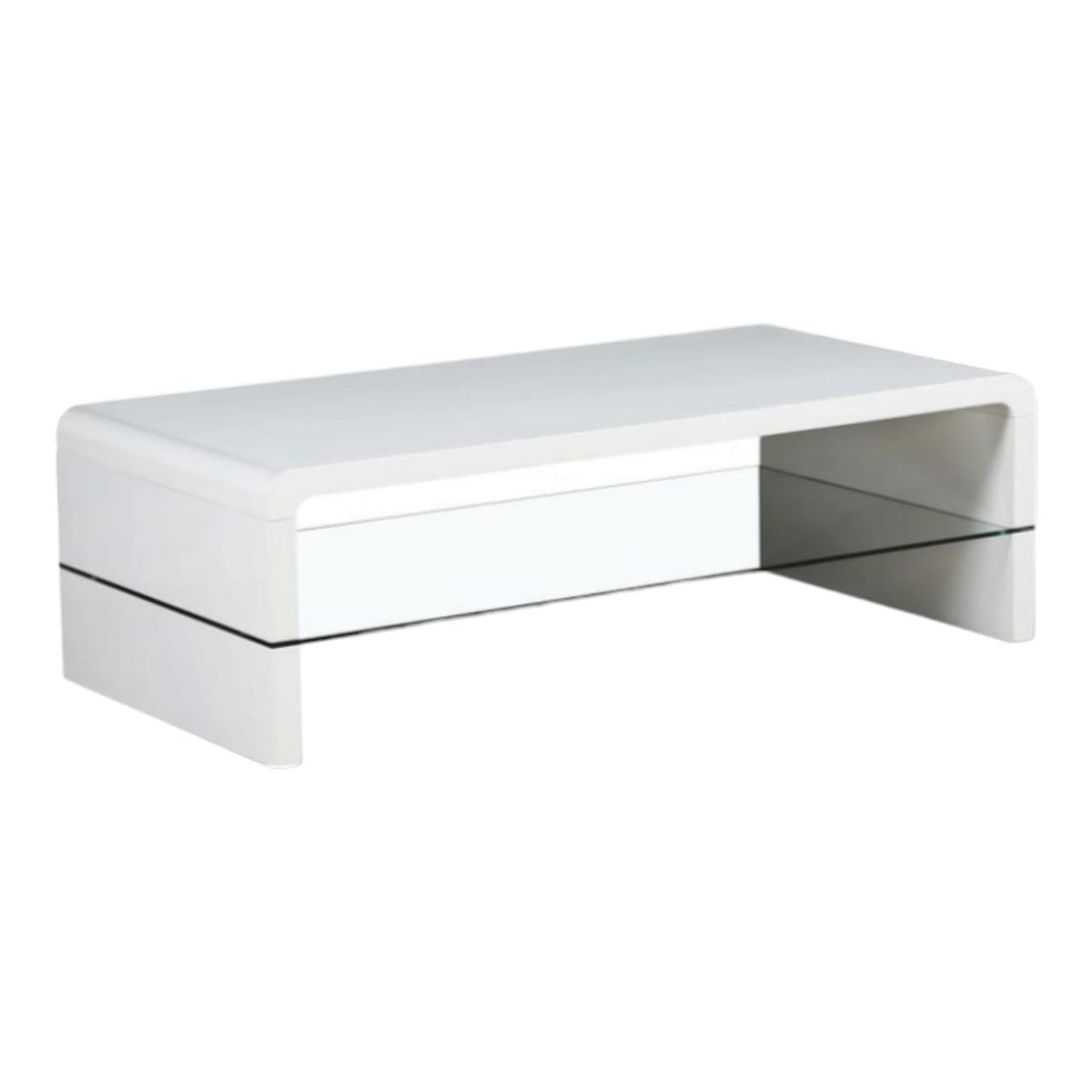 SMTE - Arch Wood Coffee Table NatureWhite
