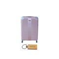 SMTE - Hard Outer Shell Luggage 23" with  KeyringPink