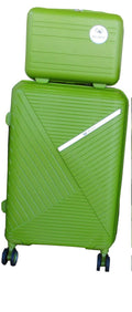 SMTE - Unbreakable Travel Luggage 2 Piece Suitcases Spinner - 28" - Light Green