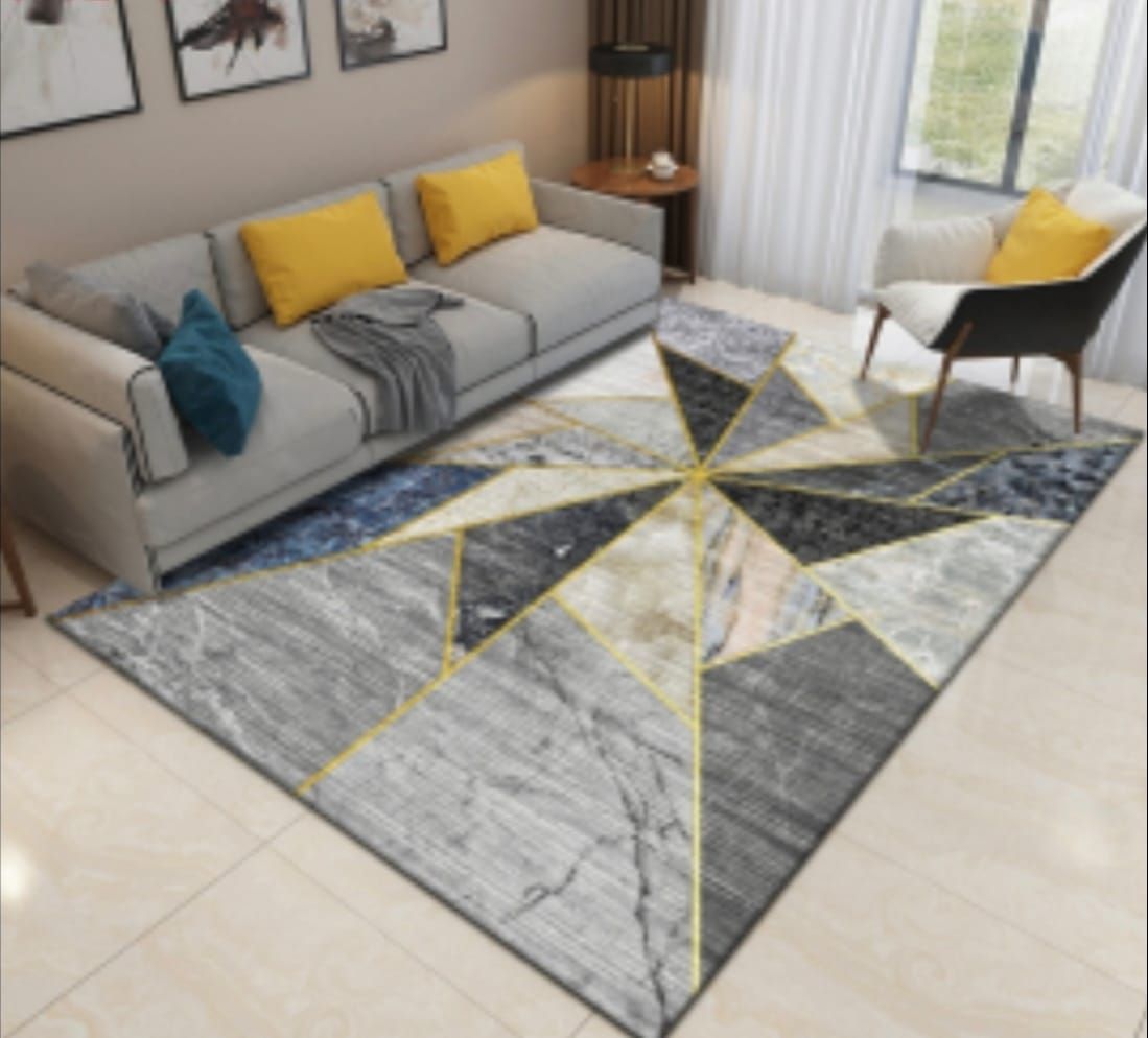 SMTE - 200cm by 150cm - Modern 3D Geometric Design Area (A34.)x Rug