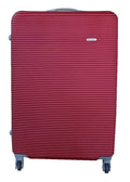 SMTE - Blue Star Hard Shell Suitcase - 20" - Red