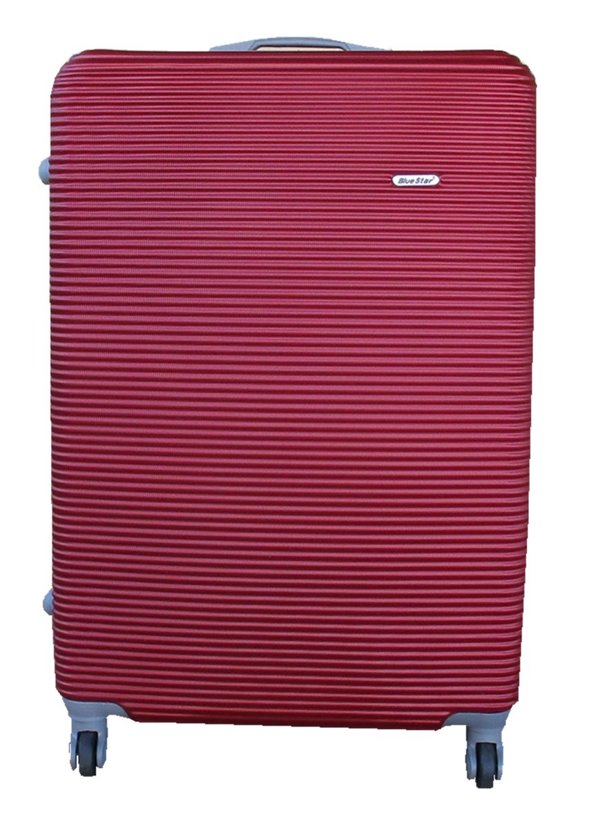 SMTE - Blue Star Hard Shell Suitcase - 20" - Red