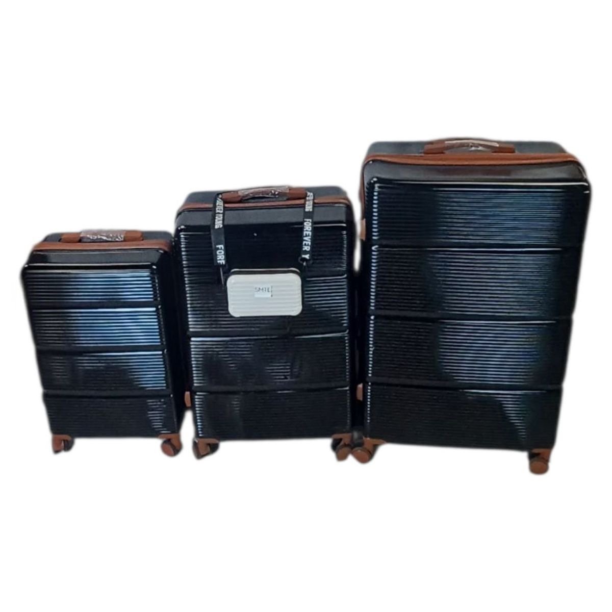 SMTE - Galaxy G 4Piece Hard Shell Luggage SetBlack
