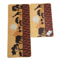 SMTE - Quality Comfortable 3 Piece kitchen Mat Bath Rug Set - Africa