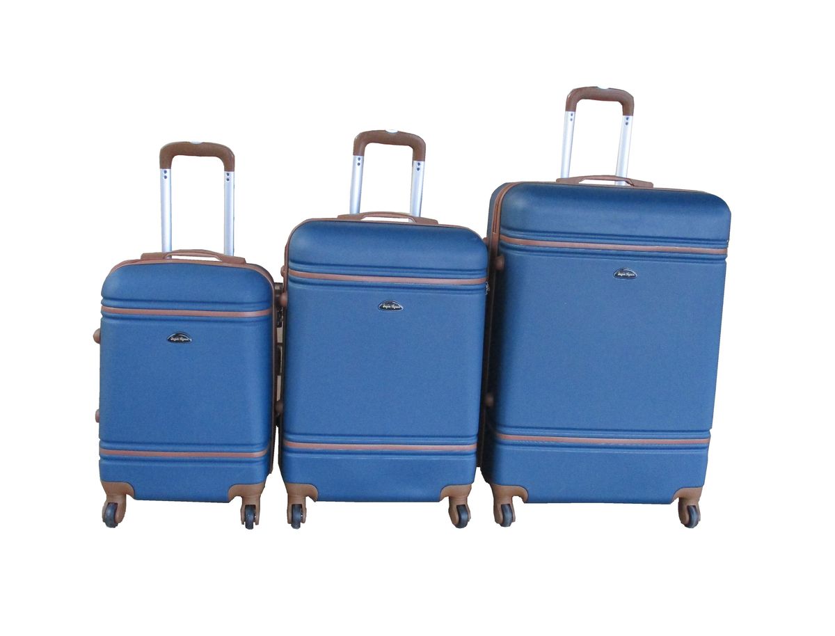 SMTE - 3Piece Travel Luggage Suitcase Bag SetStylishBlue