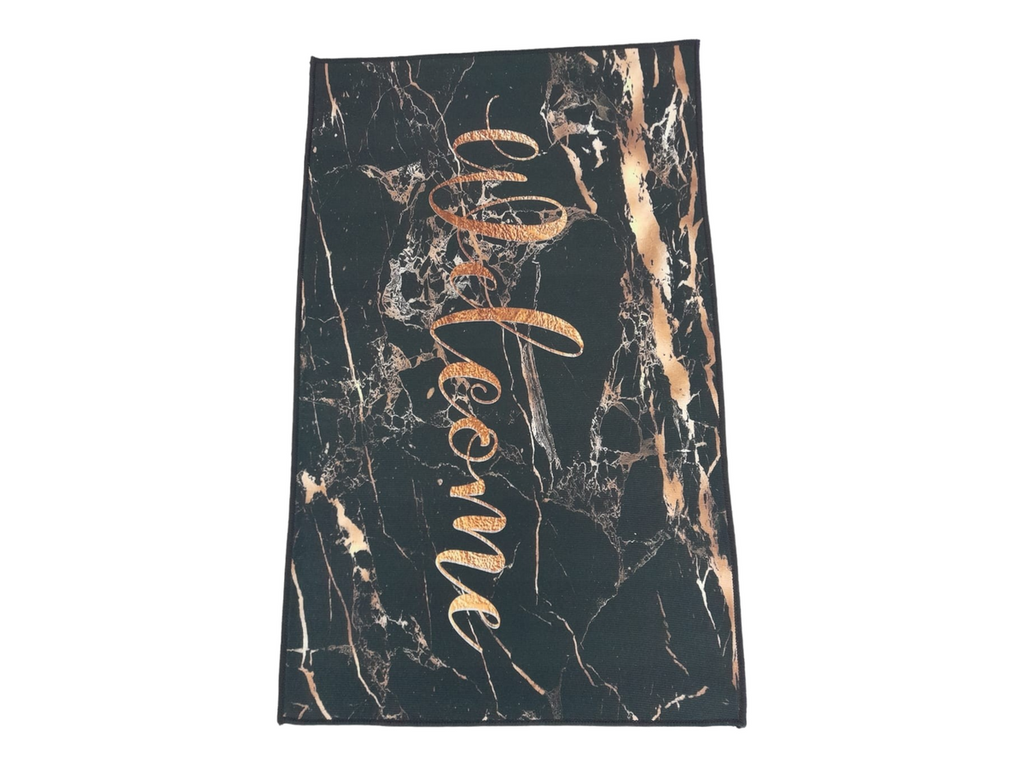 Example F23 polyester mat design — assorted design and colour supplied at random