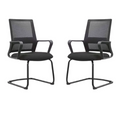 SMTE - Pair of Ray Mesh Meeting Chairs