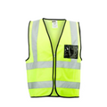 SMTE - Reflective Zip Safety Vest - Lime