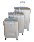 SMTE - Durable 3 Piece Trolley Luggage Set
