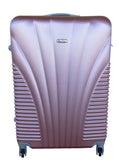 SMTE - Blue Star 1 Piece Hard Outer Shell Luggage 24" - Rose Gold